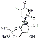 THYMIDINE 5'-MONOPHOSPHATE, [2-14C] DISODIUM SALT Struktur