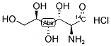 D-MANNOSAMINE HYDROCHLORIDE, [1-14C]- Struktur