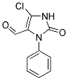 5-CHLORO-2-OXO-3-PHENYL-2,3-DIHYDRO-1H-IMIDAZOLE-4-CARBALDEHYDE Struktur