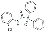 N-(2-CHLOROPHENYL)OXO(DIPHENYL)PHOSPHORANECARBOTHIOAMIDE Struktur