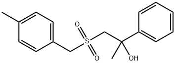 1-[(4-METHYLBENZYL)SULFONYL]-2-PHENYL-2-PROPANOL Struktur