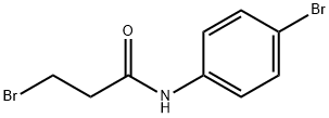 3-BROMO-N-(4-BROMOPHENYL)PROPANAMIDE Struktur