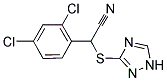 2-(2,4-DICHLOROPHENYL)-2-(1H-1,2,4-TRIAZOL-3-YLSULFANYL)ACETONITRILE Struktur