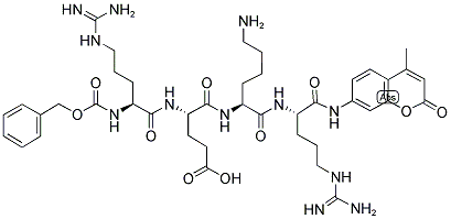 Z-ARG-GLU-LYS-ARG-AMC Struktur