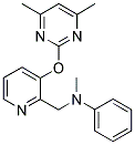 3-[(4,6-DIMETHYLPYRIMIDIN-2-YL)OXY]-N-METHYL-N-PHENYL-2-PYRIDINEMETHANAMINE Struktur