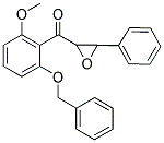 [2-(BENZYLOXY)-6-METHOXYPHENYL](3-PHENYLOXIRAN-2-YL)METHANONE Struktur