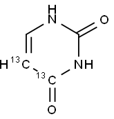 URACIL (4,5-13C2) Struktur