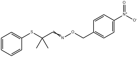 2-METHYL-2-(PHENYLSULFANYL)PROPANAL O-(4-NITROBENZYL)OXIME Struktur