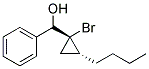 (S)(1-BROMO-2-BUTYLCYCLOPROPYL)(PHENYL)METHANOL Struktur