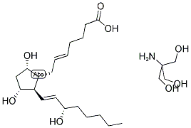 5-TRANS PROSTAGLANDIN F2ALPHA TROMETHAMINE SALT Struktur