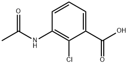 3-ACETYLAMINO-2-CHLOROBENZOIC ACID Struktur