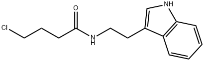 4-CHLORO-N-(2-INDOL-3-YLETHYL)BUTANAMIDE Struktur