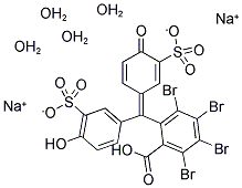 SULFOBROMOPHTHALEIN SODIUM TETRAHYDRATE Struktur