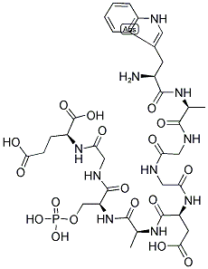 DELTA (PHOSPHO) SLEEP INDUCING PEPTIDE Struktur