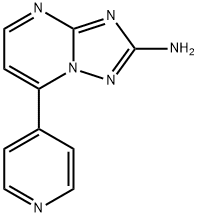 7-(4-PYRIDINYL)[1,2,4]TRIAZOLO[1,5-A]PYRIMIDIN-2-AMINE Struktur