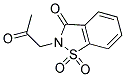 1,1-DIOXO-2-(2-OXO-PROPYL)-1,2-DIHYDRO-1LAMBDA6-BENZO[D]ISOTHIAZOL-3-ONE Struktur