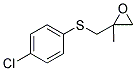 2-([(4-CHLOROPHENYL)THIO]METHYL)-2-METHYLOXIRANE Struktur