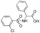 2-([(2-CHLOROPHENYL)SULFONYL]AMINO)-2-PHENYLACETIC ACID Struktur