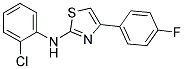 (2-CHLOROPHENYL)(4-(4-FLUOROPHENYL)(2,5-THIAZOLYL))AMINE Struktur