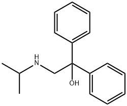 2-(ISOPROPYLAMINO)-1,1-DIPHENYL-1-ETHANOL Struktur