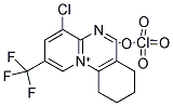 4-CHLORO-2-(TRIFLUOROMETHYL)-7H,8H,9H,10H-PYRIDO[1,2-A]QUINAZOLIN-11-IUM PERCHLORATE Struktur