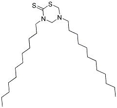 3,5-DI-DODECYL-1,3,5-THIADIAZINANE-2-THIONE Struktur