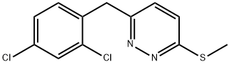 3-(2,4-DICHLOROBENZYL)-6-(METHYLSULFANYL)PYRIDAZINE Struktur