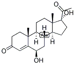 4-PREGNEN-6-BETA, 17-DIOL-3,20-DIONE Struktur