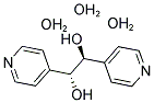 MESO-1,2-BIS(4-PYRIDYL)-1,2-ETHANEDIOL TRIHYDRATE Struktur