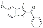 (5-METHOXY-3-METHYL-1-BENZOFURAN-2-YL)(PHENYL)METHANONE Struktur