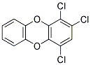 1,2,4-TRICHLORODIBENZO-P-DIOXIN Struktur