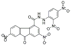 N'4-(2,4-DINITROPHENYL)-2,7-DINITRO-9-OXO-9H-FLUORENE-4-CARBOHYDRAZIDE Struktur