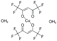 COPPER II HEXAFLUOROPENTANEDIONATE, DIHYDRATE Struktur