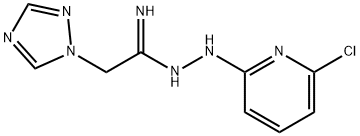 N'-(6-CHLORO-2-PYRIDINYL)-2-(1H-1,2,4-TRIAZOL-1-YL)ETHANIMIDOHYDRAZIDE Struktur