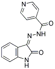 N-(AZA(2-OXOINDOLIN-3-YLIDENE)METHYL)-4-PYRIDYLFORMAMIDE Struktur