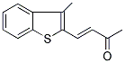 4-(3-METHYLBENZO[B]THIOPHEN-2-YL)BUT-3-EN-2-ONE Struktur