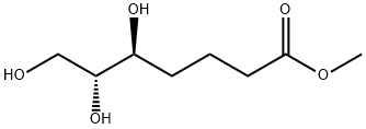 5(S),6(R),7-TRIHYDROXYHEPTANOIC ACID, METHYL ESTER Struktur