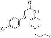 N-(4-BUTYLPHENYL)-2-[(4-CHLOROPHENYL)SULFANYL]ACETAMIDE Struktur