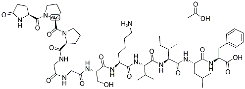 HYDRA PEPTIDE ACETATE SALT Struktur