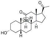 11-KETOPREGNANOLONE Struktur