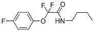 N-BUTYL-2,2-DIFLUORO-2-(4-FLUOROPHENOXY)ACETAMIDE Struktur