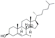 CHOLESTEROL, [7-3H] Struktur