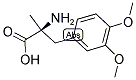 3,4-DIMETHOXY-ALPHA-METHYL-DOPA Struktur