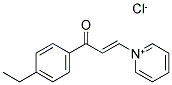 1-(4-ETHYLPHENYL)-3-PYRIDINIUM-1-YLPROP-2-EN-1-ONE CHLORIDE Struktur