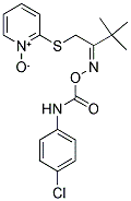 2-([2-(([(4-CHLOROANILINO)CARBONYL]OXY)IMINO)-3,3-DIMETHYLBUTYL]THIO)PYRIDINIUM-1-OLATE Struktur