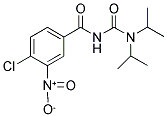 N'-(4-CHLORO-3-NITROBENZOYL)-N,N-DIISOPROPYLUREA Struktur