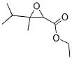 ETHYL 3-ISOPROPYL-3-METHYLOXIRANE-2-CARBOXYLATE Struktur