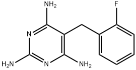 2,6-DIAMINO-5-(2-FLUOROBENZYL)-4-PYRIMIDINYLAMINE Struktur