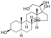 5-ALPHA-PREGNAN-3-BETA, 17,20-BETA, 21-TETROL Struktur