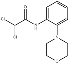 2,2-DICHLORO-N-(2-MORPHOLINOPHENYL)ACETAMIDE Struktur